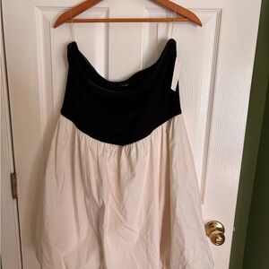 a new day Black Ribbed Top